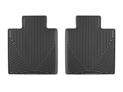 Weathertech 22-24 Toyota Tundra/Tundra Hybrid Rear Rubber Mats - Black - W612