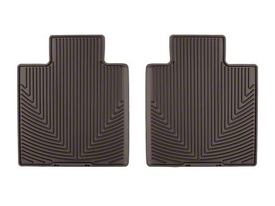 Weathertech 22-24 Toyota Tundra/Tundra Hybrid Rear Rubber Mats - Cocoa - W612CO