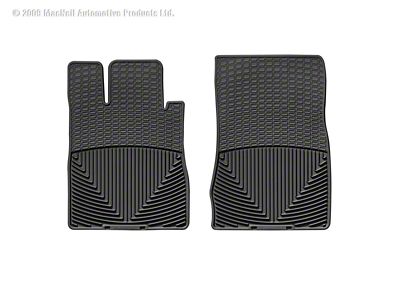WeatherTech 93 Mercedes-Benz 300CE Front Rubber Mats - Black - W36