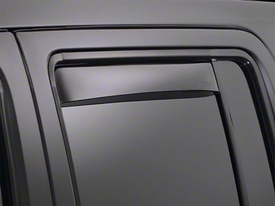 Weathertech 95-97 Kia Sephia Rear Side Window Deflectors - Dark - 81147