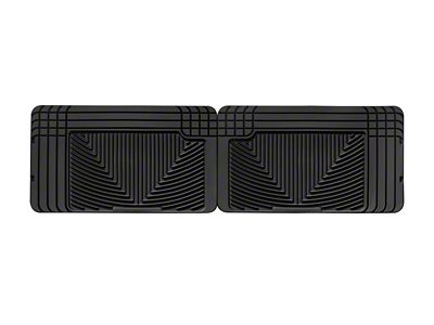 WeatherTech 96 GMC Rally Van Rear Rubber Mats - Black - W25