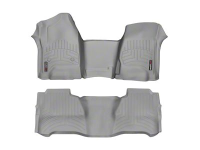 WeatherTech 98-04 Audi A6 Front & Rear FloorLiners - Grey - 4611831-4611822