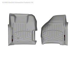 Weathertech DigitalFit Front Floor Liners; Gray (99-07 Ford F250/F350/F450/F550 Super Duty Regular Cab)