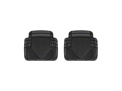 WeatherTech 99 BMW M3 Convertible Rear Rubber Mats - Black - W50