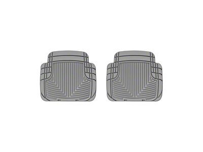 WeatherTech 99 BMW M3 Convertible Rear Rubber Mats - Grey - W50GR