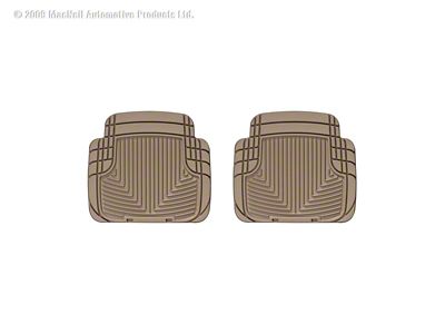 WeatherTech 99 BMW M3 Convertible Rear Rubber Mats - Tan - W50TN