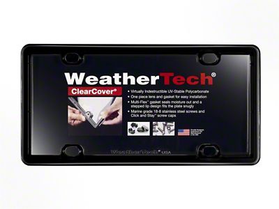 Weathertech ClearCover Frame Kit - Black - 60020