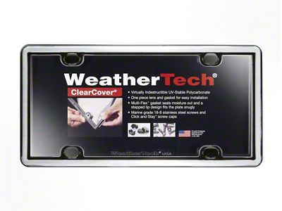 Weathertech ClearCover Frame Kit - Chrome - 60023