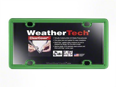 Weathertech ClearCover - Kelly Green - 8ALPCC11