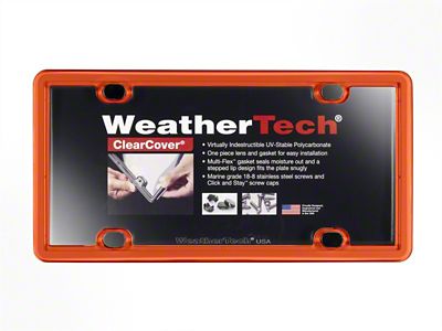 Weathertech ClearCover - Orange - 8ALPCC13