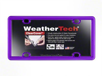 Weathertech ClearCover - Purple - 8ALPCC5