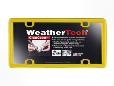Weathertech ClearCover - Yellow - 8ALPCC14