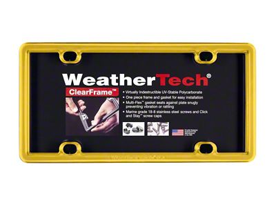 Weathertech ClearFrame - Golden Yellow - 8ALPCF17