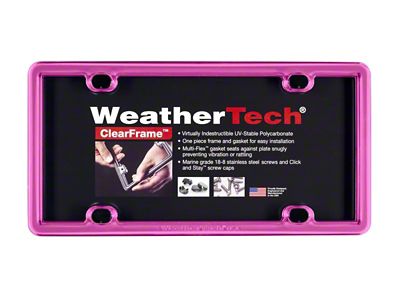 Weathertech ClearFrame - Hot Pink - 8ALPCF3
