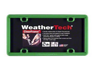 Weathertech ClearFrame - Kelly Green - 8ALPCF11