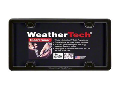 Weathertech ClearFrame Kit - Black - 63020