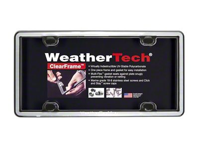 Weathertech ClearFrame Kit - Chrome - 63023