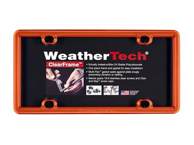 Weathertech ClearFrame - Orange - 8ALPCF13