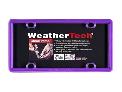 Weathertech ClearFrame - Purple - 8ALPCF5