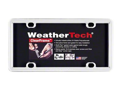 Weathertech ClearFrame - White - 8ALPCF8