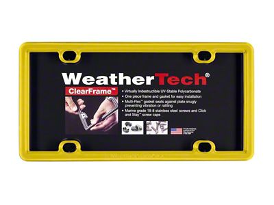 Weathertech ClearFrame - Yellow - 8ALPCF14