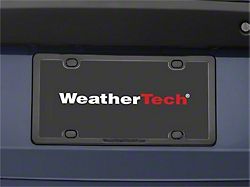 Weathertech PlateFrame License Plate Frame; Black (Universal; Some Adaptation May Be Required)