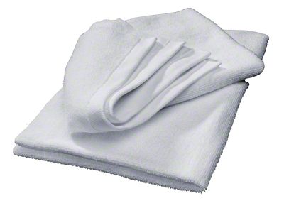 Weathertech Microfiber Finishing Cloth and Quick Detail - White - 8AWCC2