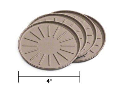 Weathertech Round Coaster Set 4in. - Terracotta Set of 4 - 8A4CSTTC
