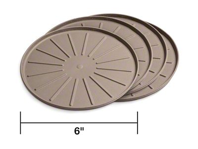 Weathertech Round Coaster Set 6in. - Terracotta Set of 4 - 8A6CSTTC