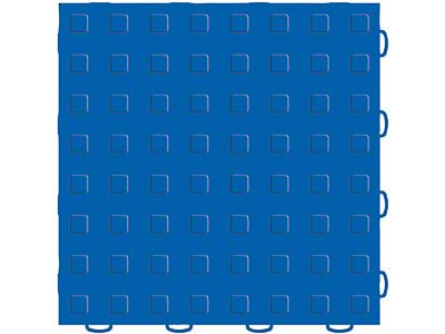 Weathertech 12in x 12in Solid Floor Tile w/ Raised - 51T1212SS BL