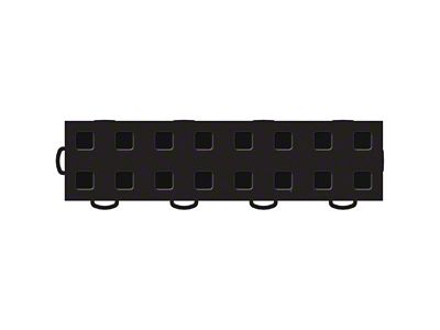 Weathertech TechFloor - 2in X 12in Border w/ Tabs - Black - 51B212T BK