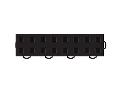 Weathertech TechFloor - 3in X 12in Tiles Right Loop - Black/Black - 51T312RL BK-BK