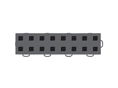 Weathertech TechFloor - 3in x 12in Tiles Right Loop - Dark - 51T312RL DG-BK