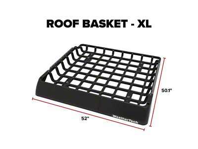 Weathertech Roof Basket; Extra Large (Universal; Some Adaptation May Be Required)