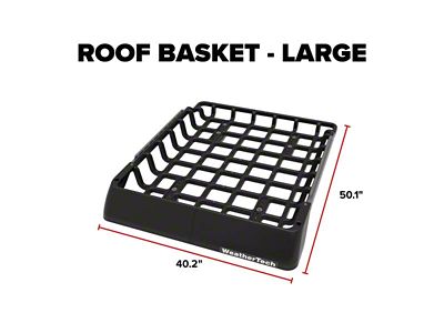 Weathertech Roof Basket; Large (Universal; Some Adaptation May Be Required)