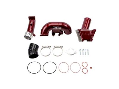 Wehrli 06-07 Chevrolet Duramax LBZ 3in. Y-Bridge Kit - WCFab - WCF100163-RED