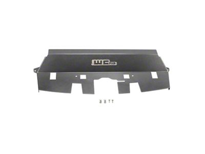 Wehrli 10-12 Cummins Fabricated Aluminum Radiator Cover - Grey - WCF100539-GRY