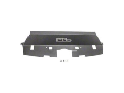 Wehrli Fabricated Aluminum Radiator Cover - Gloss White (13-18 Cummins)
