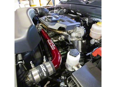 Wehrli 19-23 Cummins 6.7L Upper Coolant Pipe - Red - WCF100223-RED