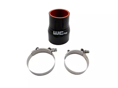 Wehrli 2.375in x 3in ID Straight Reducer 4.5in Long Silicone - WCF207-105