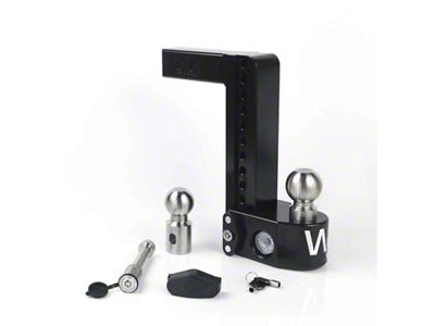 Weigh Safe 10in Drop Hitch w/Built-in Scale & 2in Shank - 10-2-KA-CER-BLA