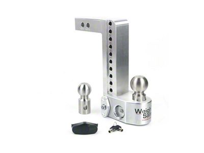 Weigh Safe 10in Drop Hitch w/Built-in Scale & 2in Shank - 10-2