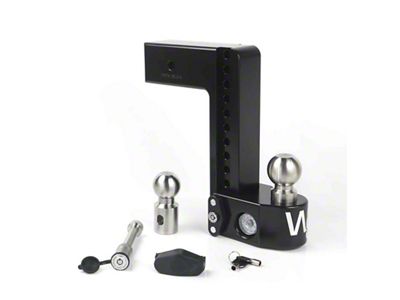 Weigh Safe 10in Drop Hitch w/Built-in Scale & 3in Shank - 10-3-KA-CER-BLA