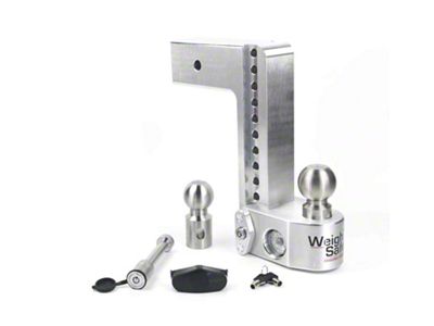 Weigh Safe 10in Drop Hitch w/Built-in Scale & 3in Shank - WS10-3-KA