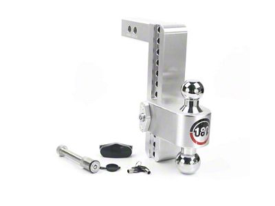 Weigh Safe 180 Hitch 10in Drop Hitch & 2in Shank - CTB10-2-KA