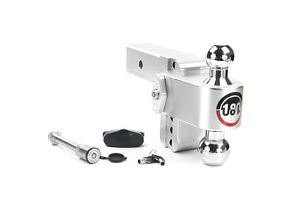 Weigh Safe 180 Hitch 4in Drop Hitch & 2.5in Shank - CTB4-2.5-KA