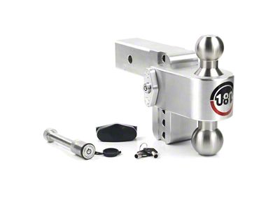 Weigh Safe 180 Hitch 4in Drop Hitch & 2.5in Shank - LTB4-2.5-KA