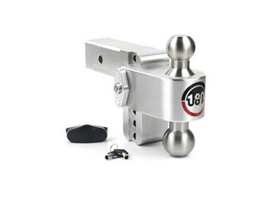 Weigh Safe 180 Hitch 4in Drop Hitch & 2.5in Shank - LTB4-2.5