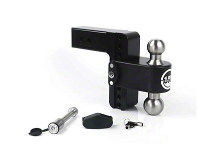 Weigh Safe 180 Hitch 6in Drop Hitch & 2.5in Shank - LTB6-2.5-KA-CER-BLA
