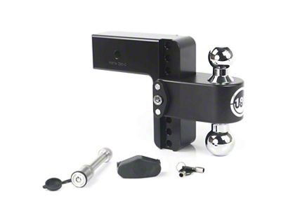 Weigh Safe 180 Hitch 6in Drop Hitch & 3in Shank - CTB6-3-KA-CER-BLA